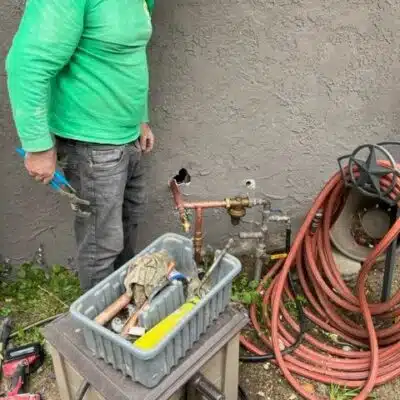 Pex to copper repiping